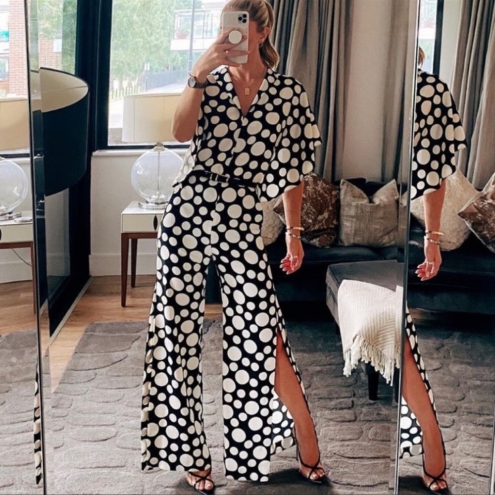 Zara polka dot limited edition jumpsuit